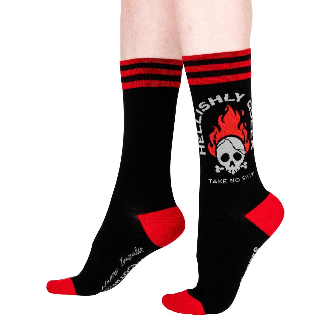 Hellishly Queer Crew Socks - ResirWrecked Costumes