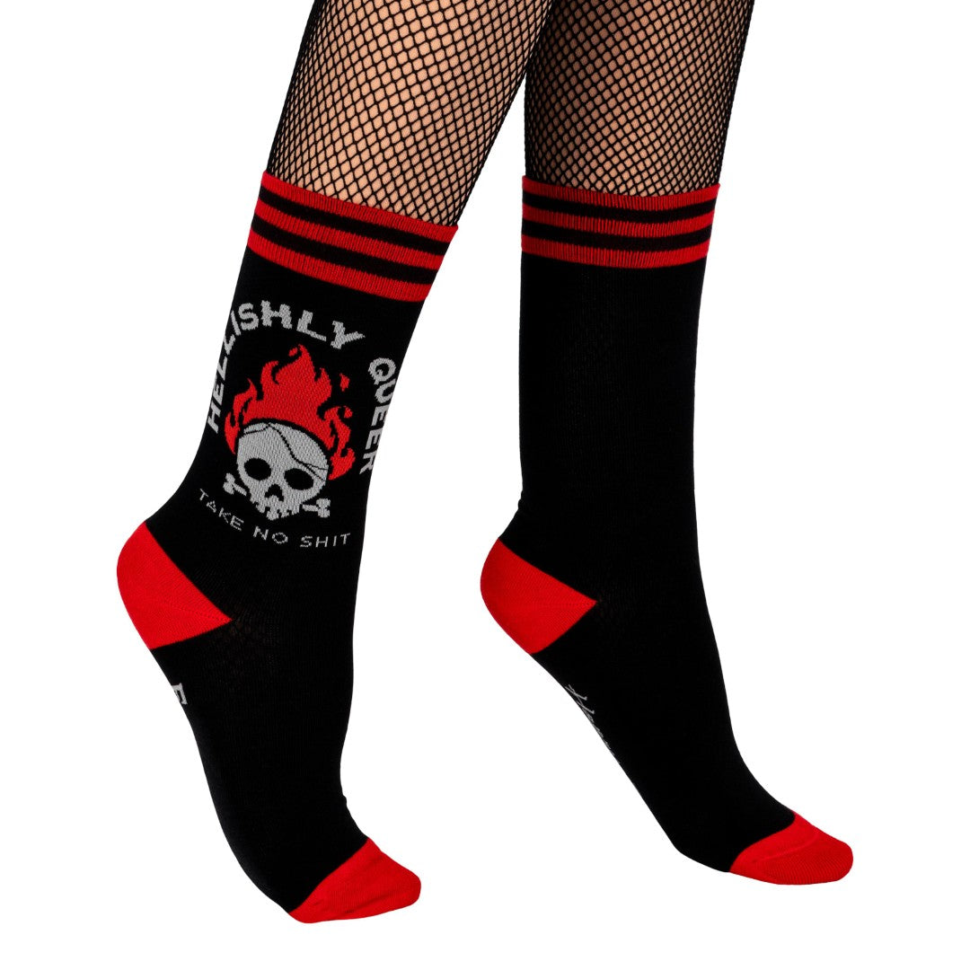 Hellishly Queer Crew Socks - ResirWrecked Costumes