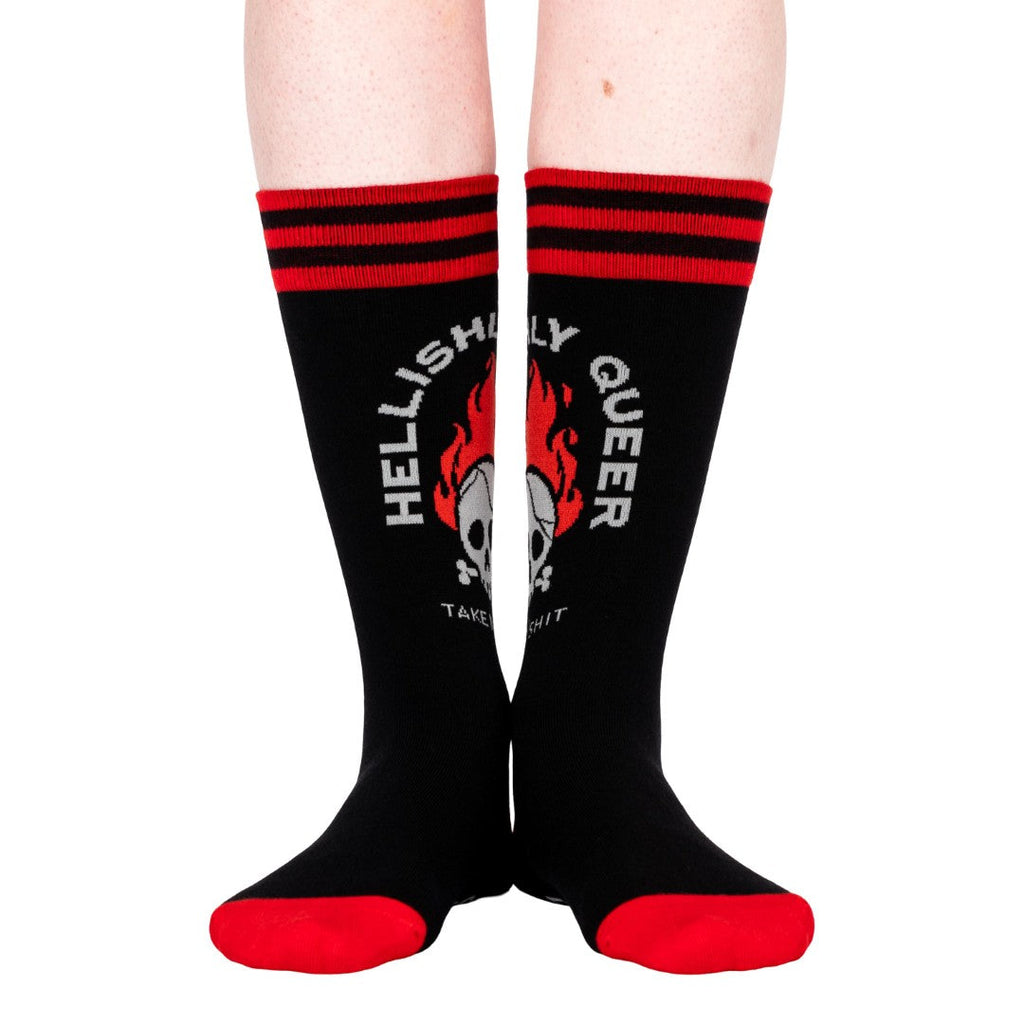 Hellishly Queer Crew Socks - ResirWrecked Costumes