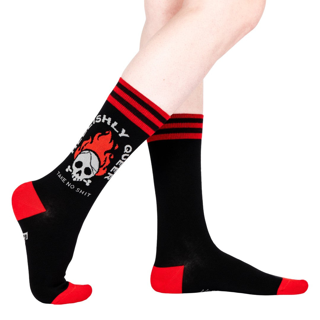 Hellishly Queer Crew Socks - ResirWrecked Costumes