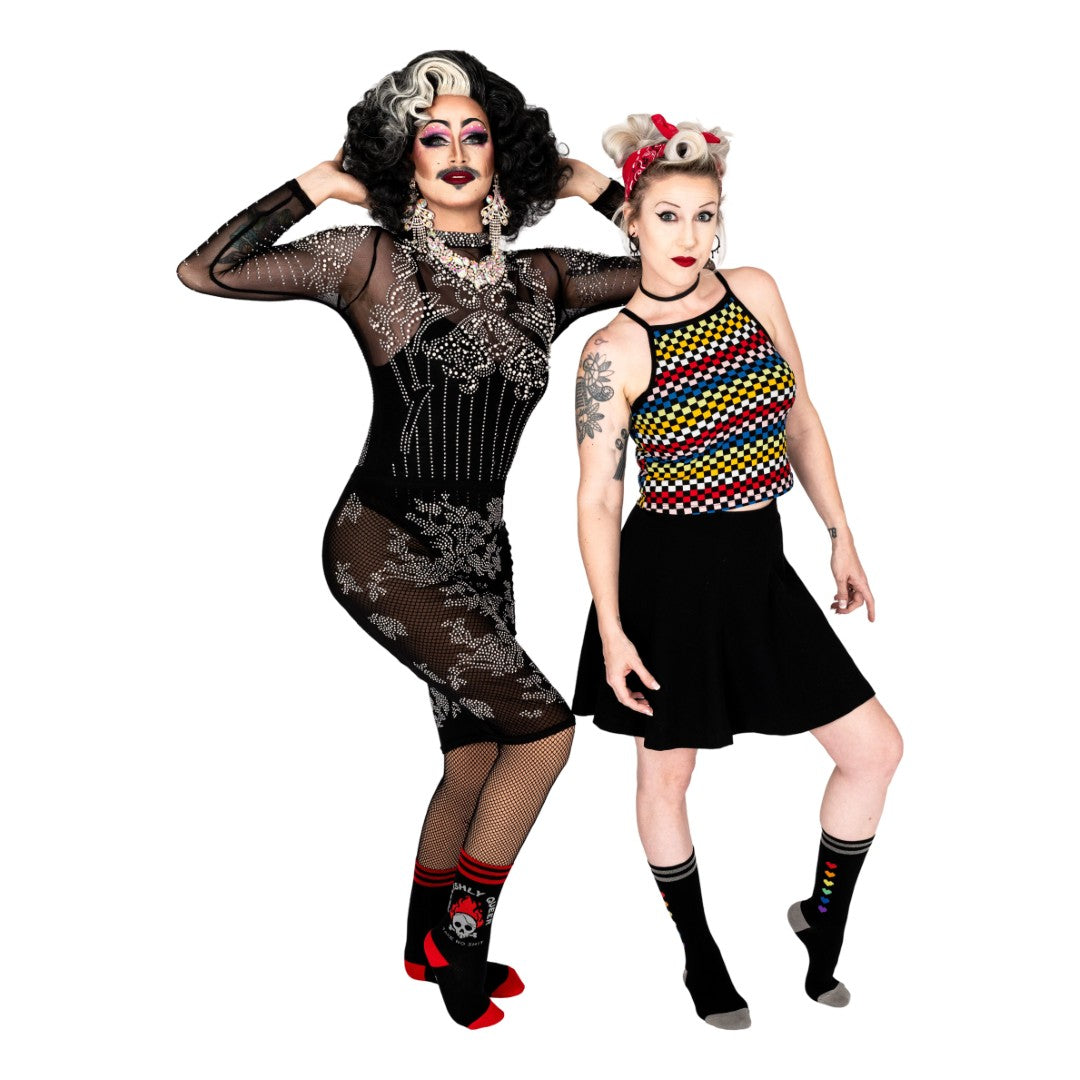 Hellishly Queer Crew Socks - ResirWrecked Costumes
