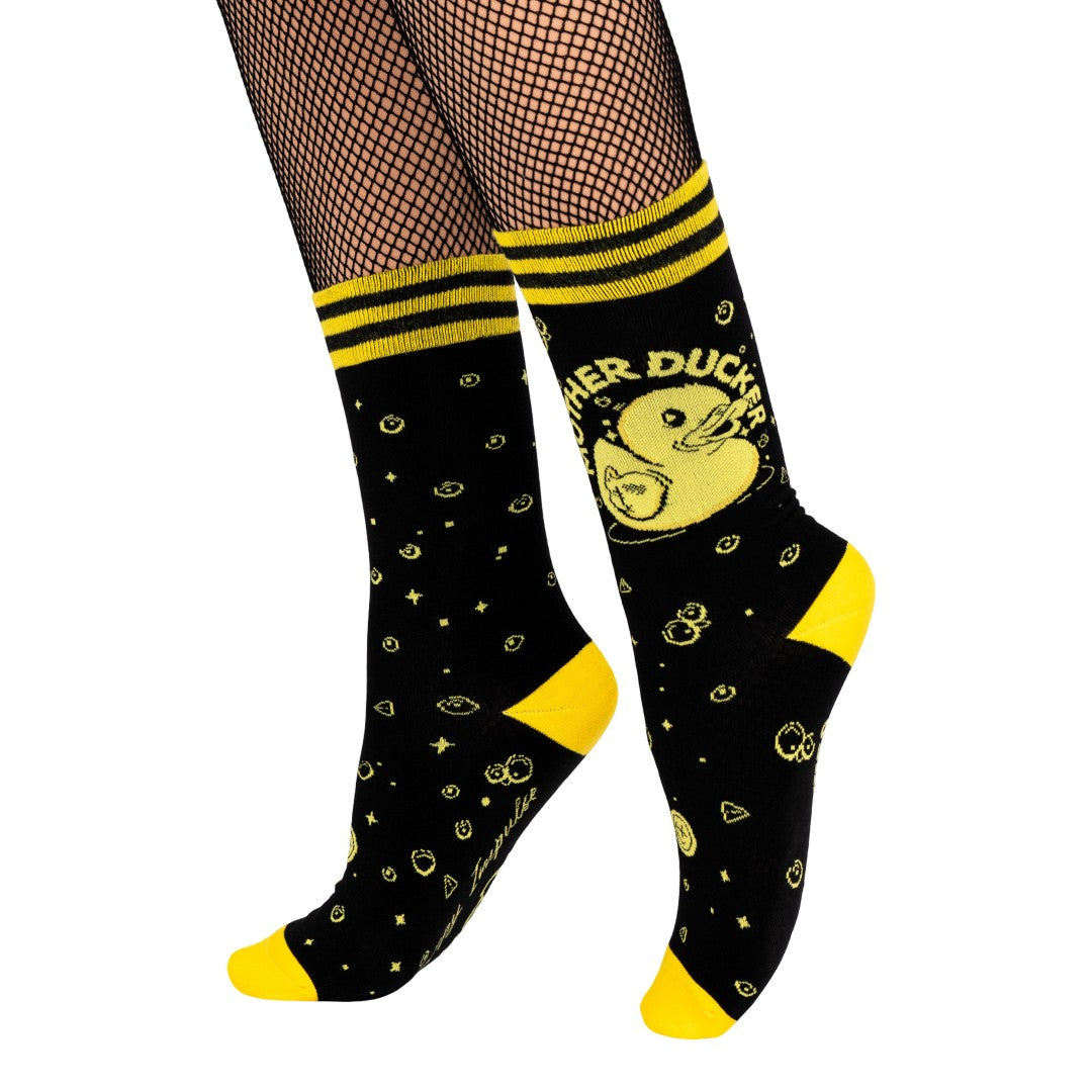 Mother Ducker Crew Socks - ResirWrecked Costumes
