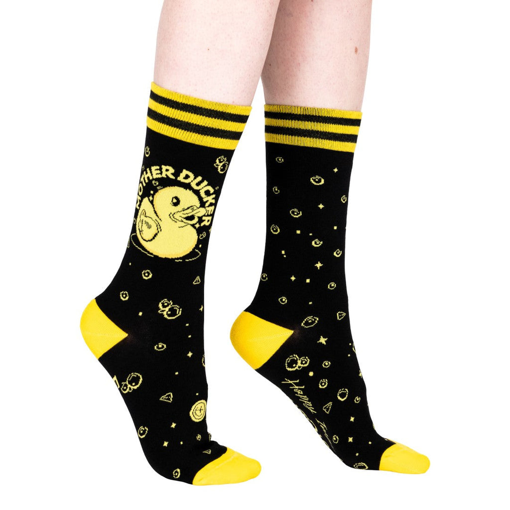 Mother Ducker Crew Socks - ResirWrecked Costumes