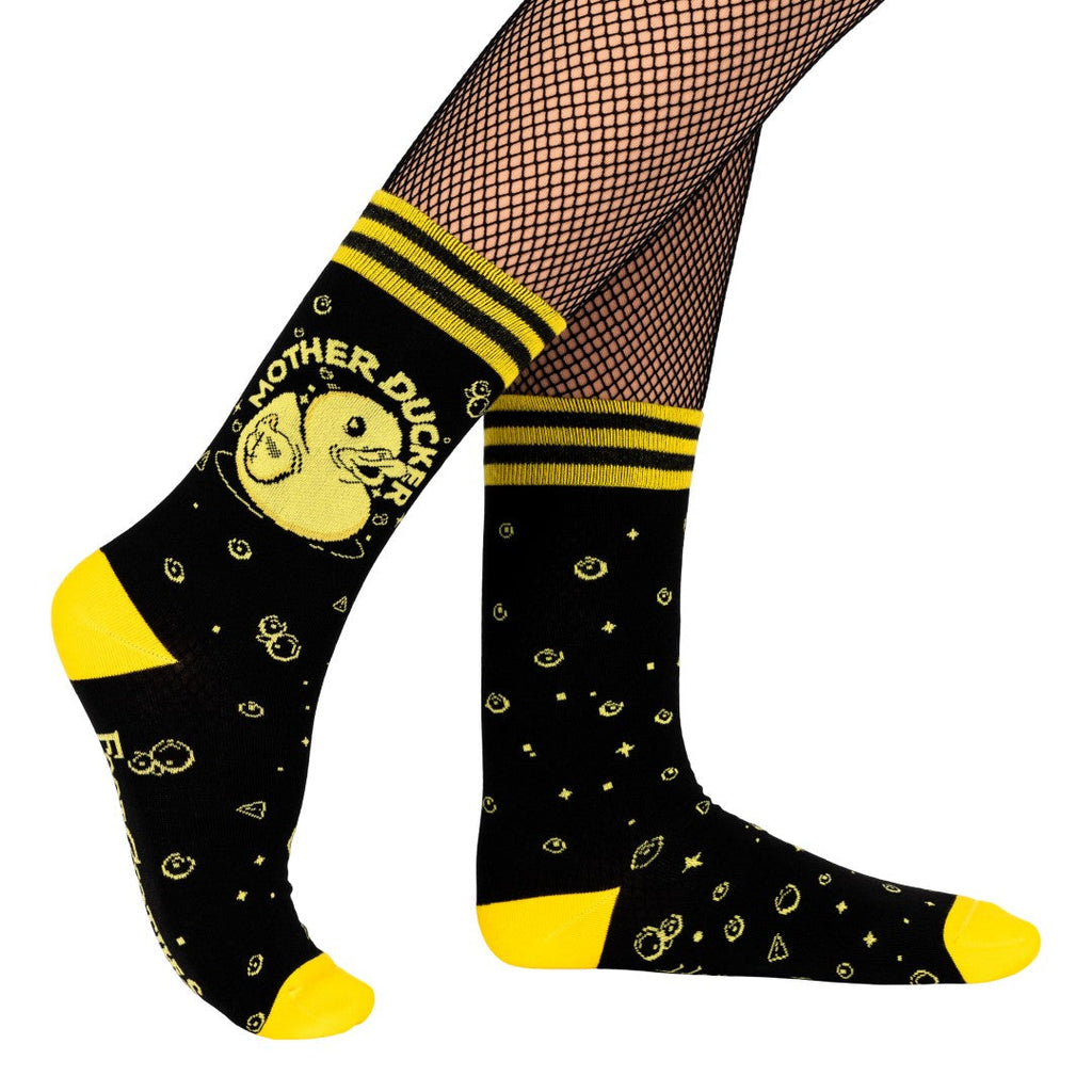 Mother Ducker Crew Socks - ResirWrecked Costumes