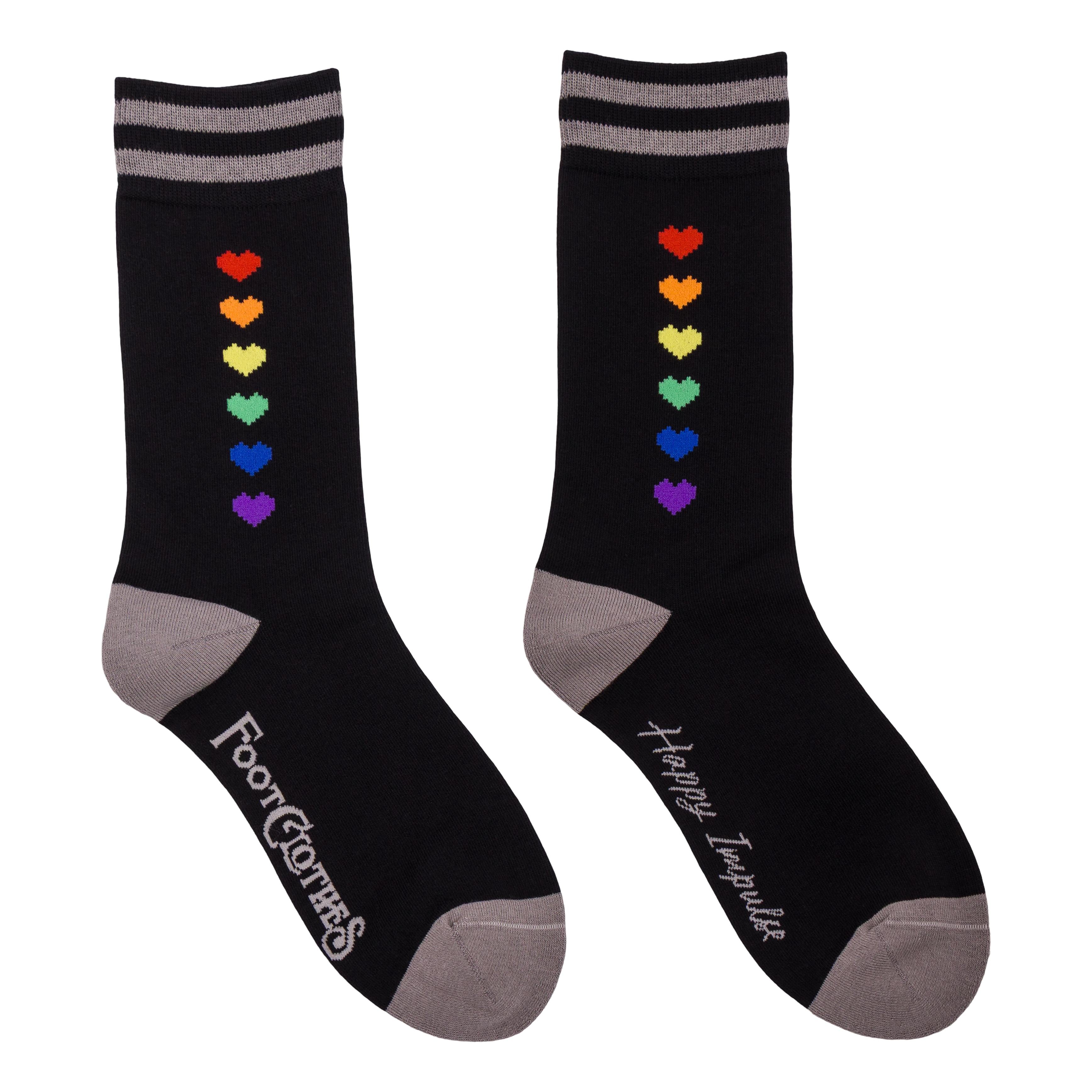 Queer Pixels Crew Sock Pack | 2 Designs - ResirWrecked Costumes