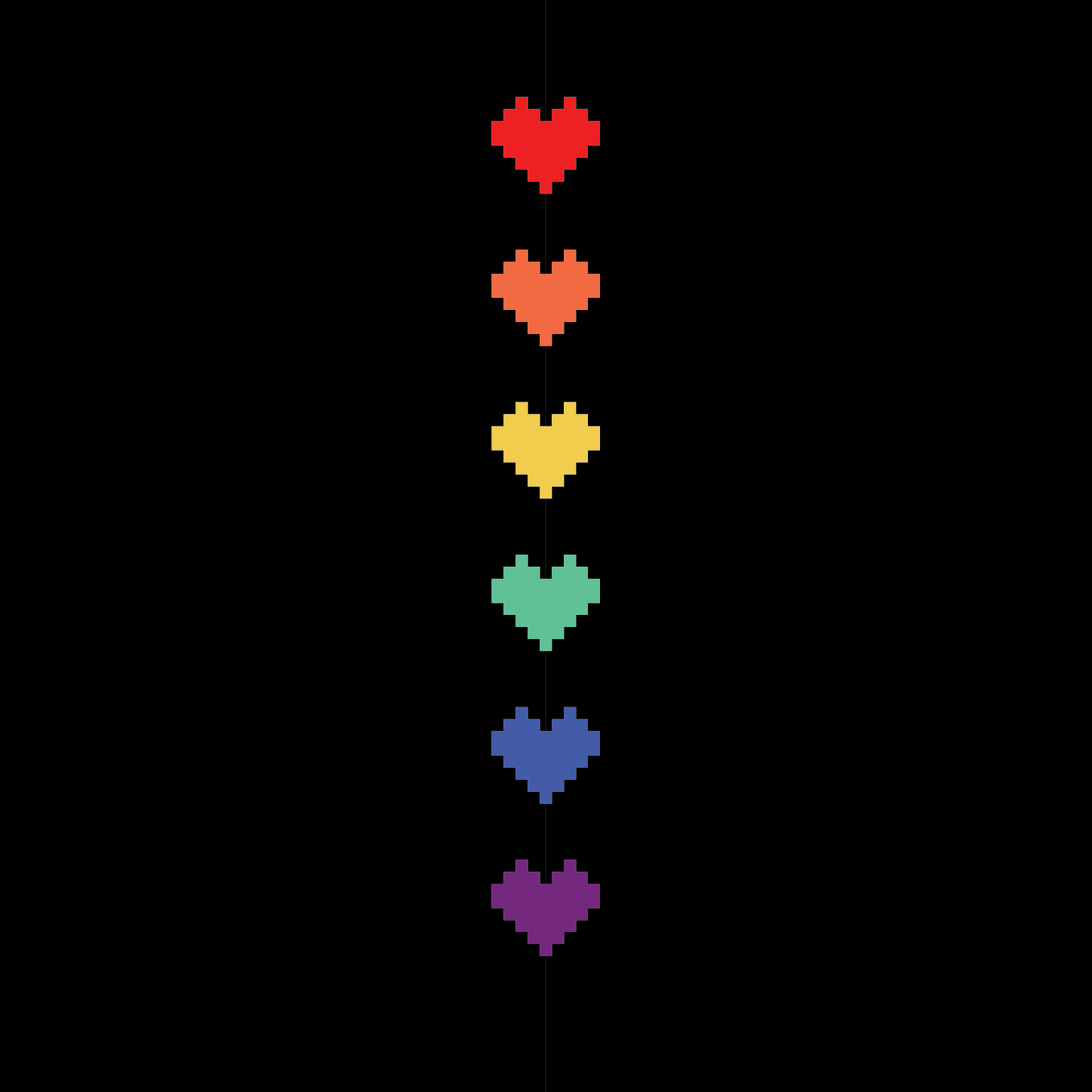 Pride Pixel Hearts Crew Socks - ResirWrecked Costumes