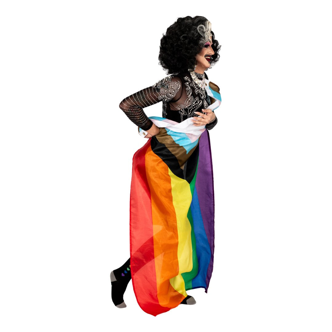Pride Pixel Hearts Crew Socks - ResirWrecked Costumes
