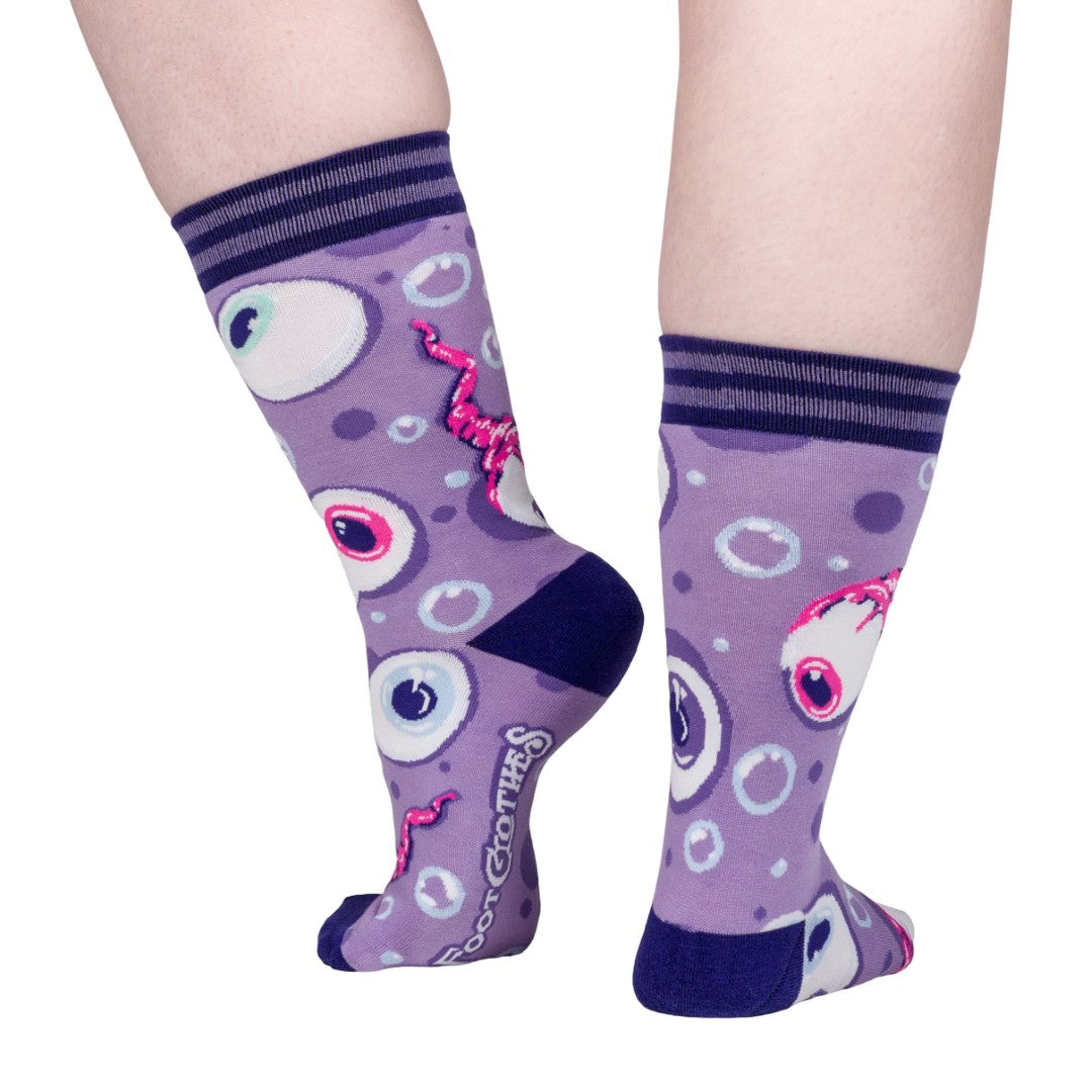 Peepers Eyeball Crew Socks - ResirWrecked Costumes