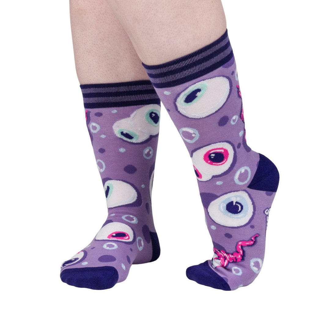 Peepers Eyeball Crew Socks - ResirWrecked Costumes