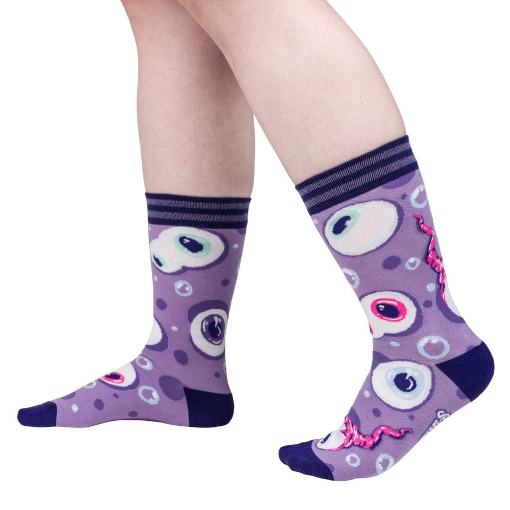 Peepers Eyeball Crew Socks - ResirWrecked Costumes