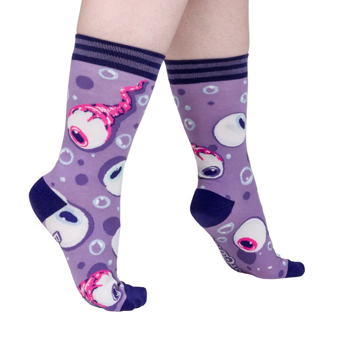 Peepers Eyeball Crew Socks - ResirWrecked Costumes