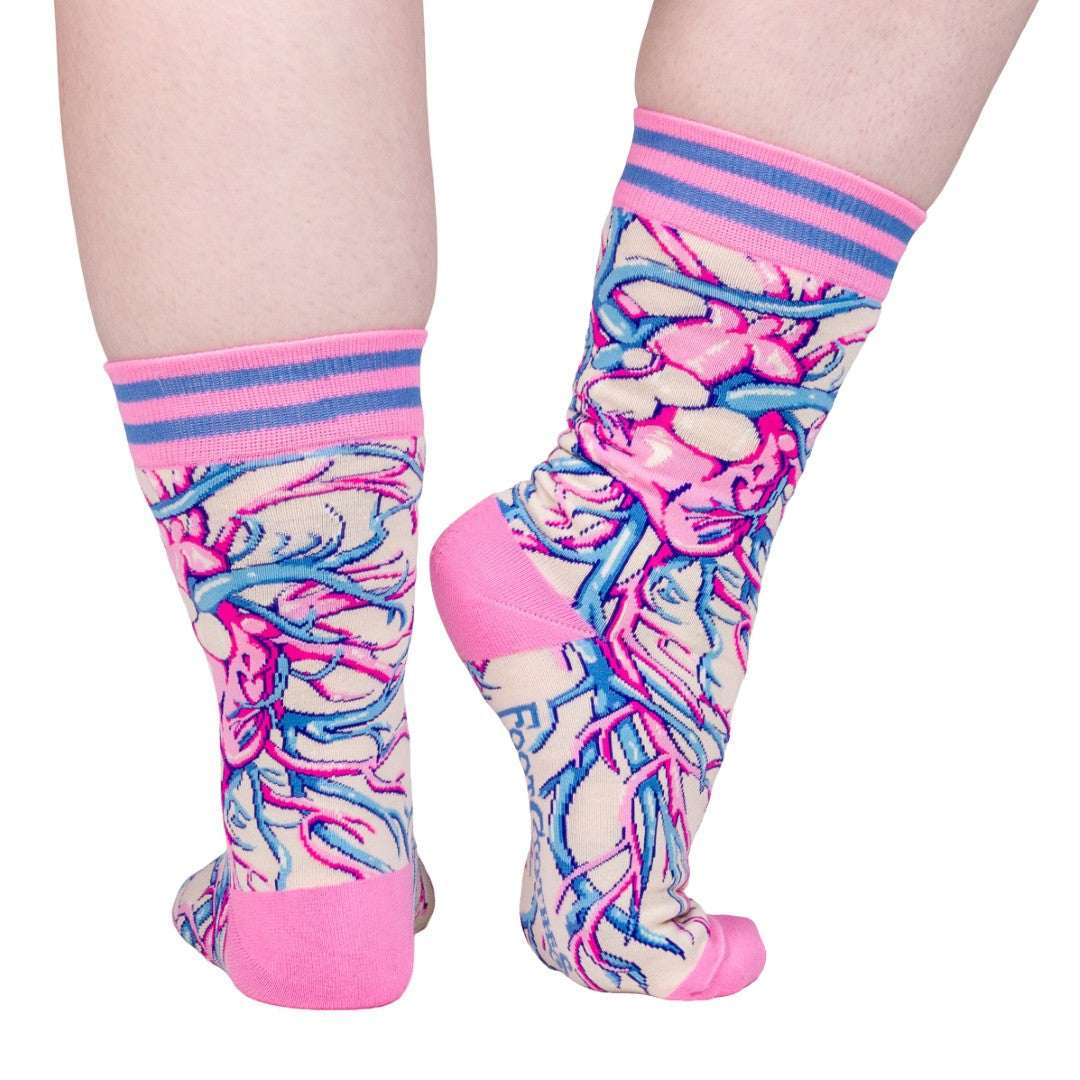 Aortic Entanglement Crew Socks - ResirWrecked Costumes