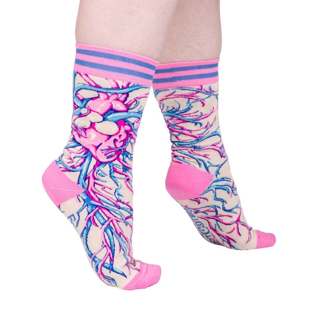 Aortic Entanglement Crew Socks - ResirWrecked Costumes