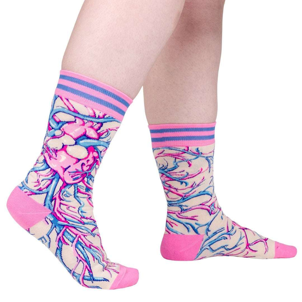 Aortic Entanglement crew socks.
