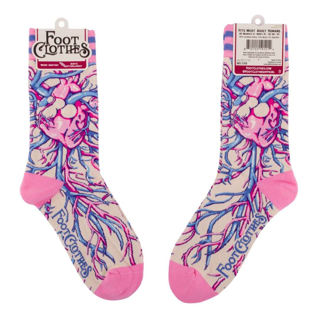Aortic Entanglement Crew Socks - ResirWrecked Costumes