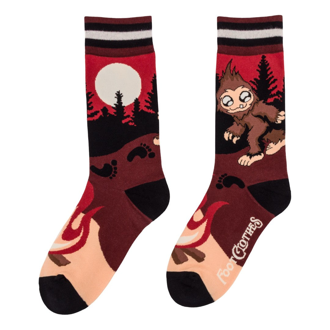 Cute Bigfoot Crew Socks - ResirWrecked Costumes