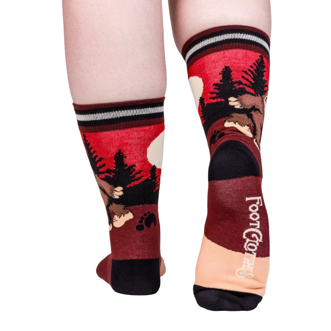 Cute Bigfoot Crew Socks - ResirWrecked Costumes