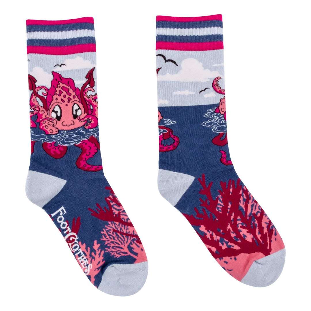Cute Kraken Crew Socks - ResirWrecked Costumes