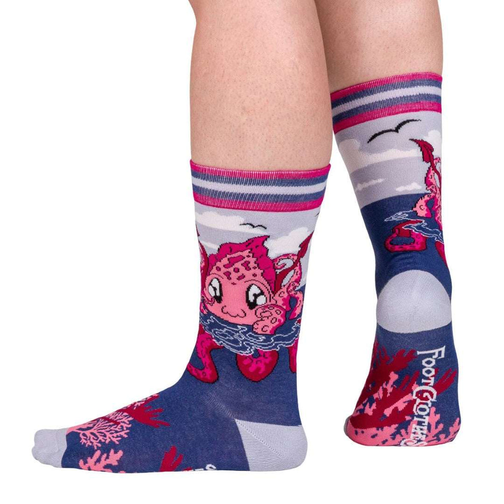 Cute Kraken Crew Socks - ResirWrecked Costumes