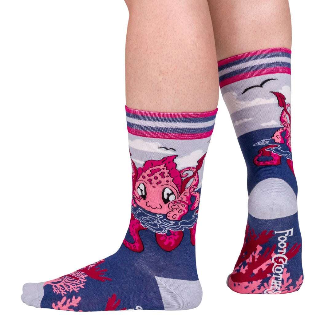 Cute Kraken Crew Socks - ResirWrecked Costumes