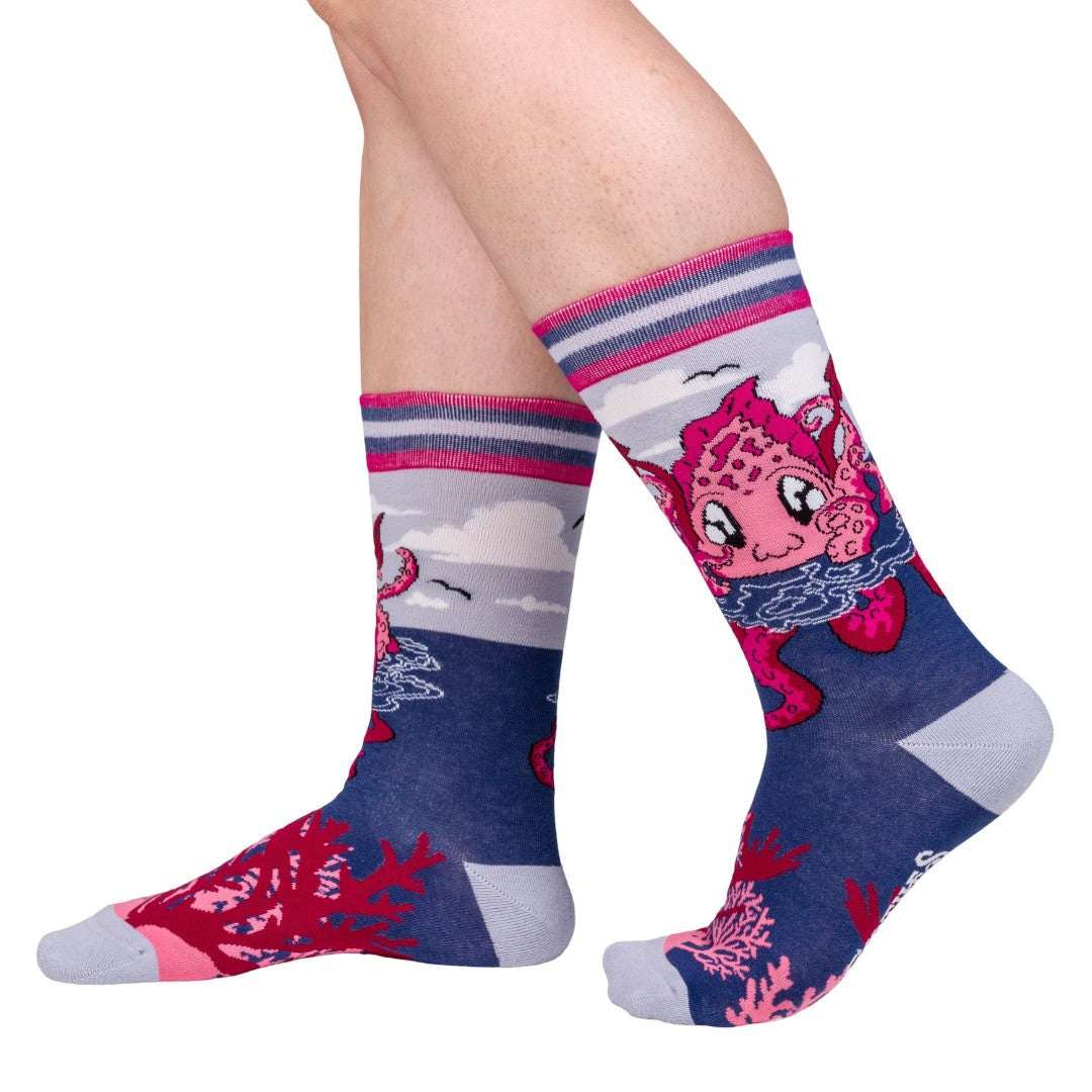 Cute Cryptids Crew Sock Pack | 5 Designs - ResirWrecked Costumes