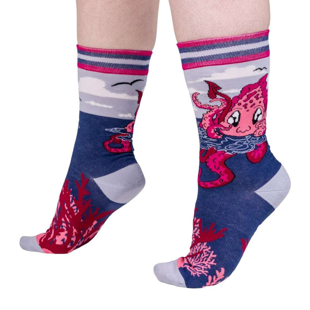 Cute Kraken Crew Socks - ResirWrecked Costumes