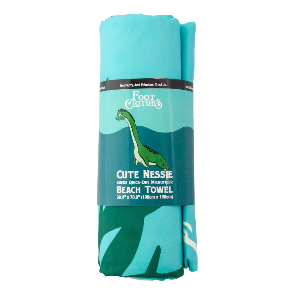 LIMITED Cute Nessie Quick Dry Suede Beach Towel - ResirWrecked Costumes