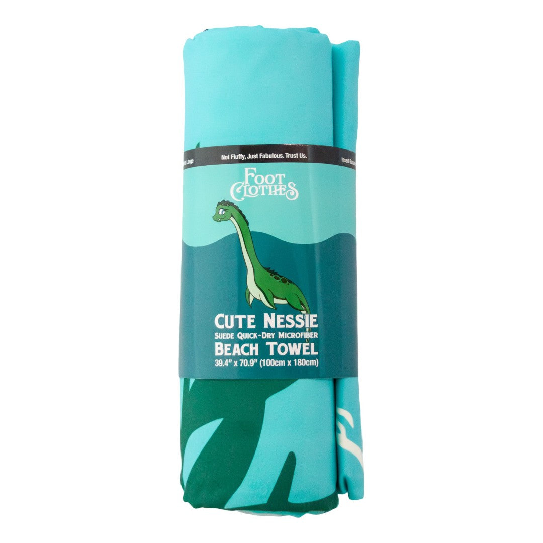 LIMITED Cute Nessie Quick Dry Suede Beach Towel - ResirWrecked Costumes