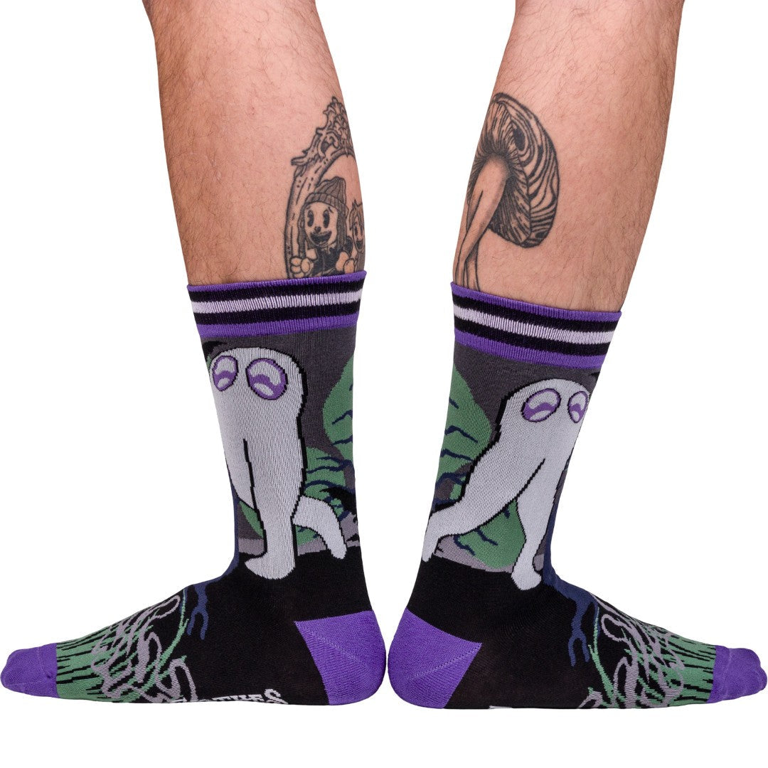 Cute Fresno Nightcrawler Crew Socks - ResirWrecked Costumes