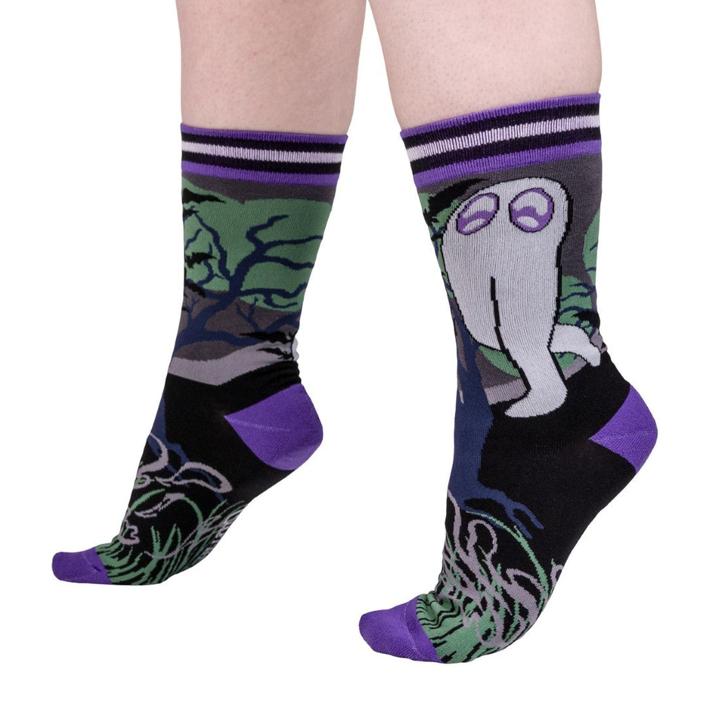 Cute Fresno Nightcrawler crew socks.
