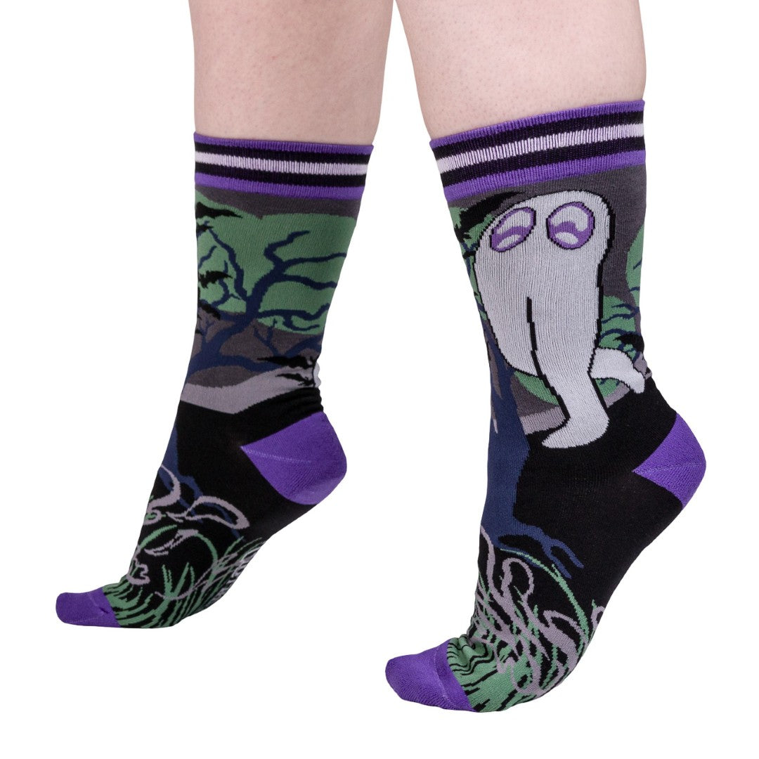 Cute Fresno Nightcrawler crew socks.