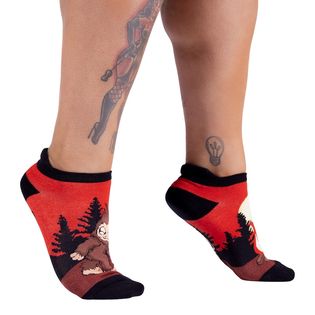 Cute Bigfoot Ankle Socks