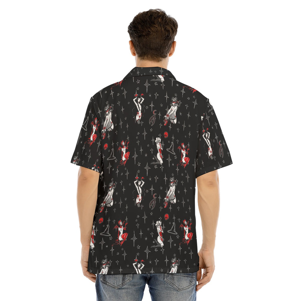 Gothic Cuties Pinups Artist Series Button-Up Shirt - ResirWrecked Costumes