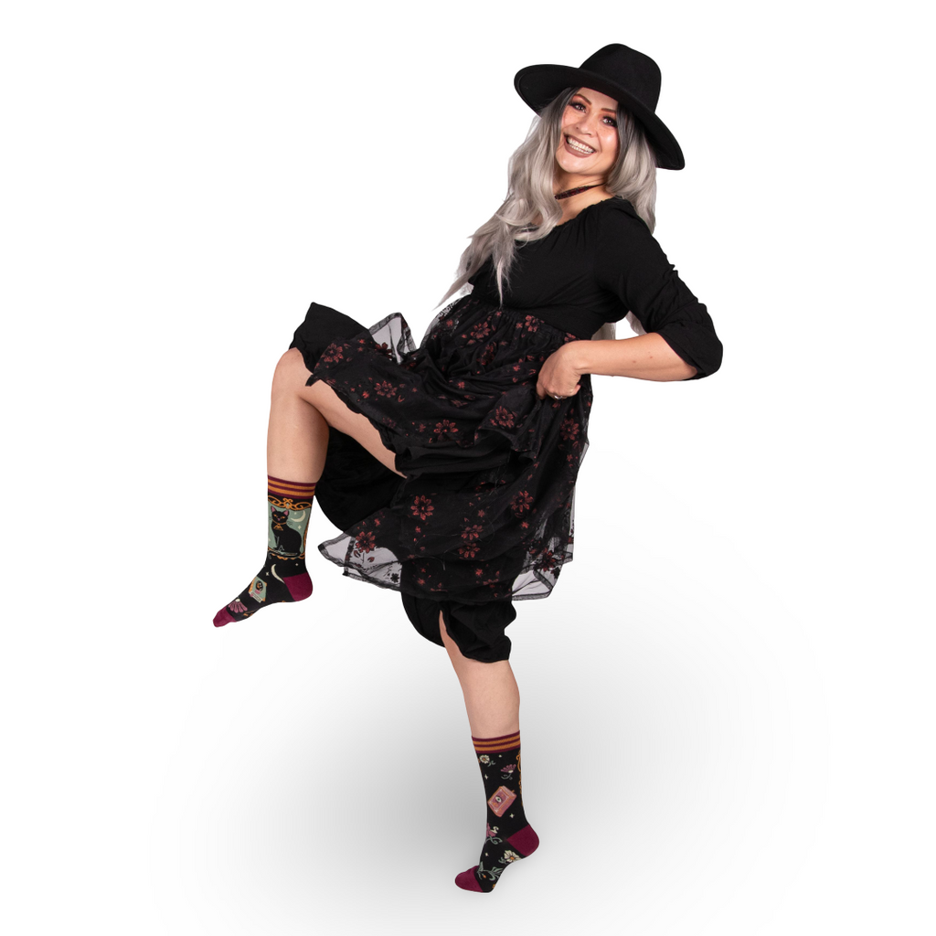 Duchess Shadowfloof's Mew World Order Crew Socks - ResirWrecked Costumes