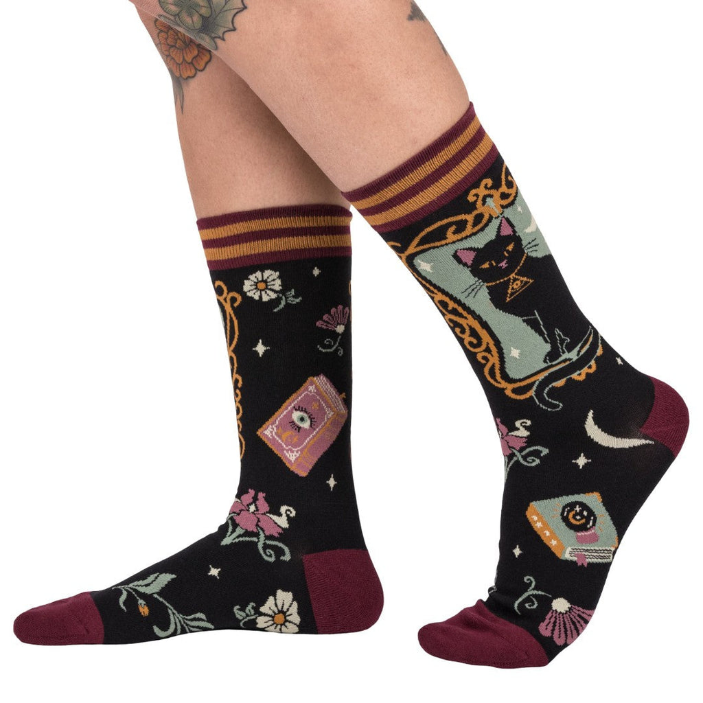 Duchess Shadowfloof's Mew World Order Crew Socks - ResirWrecked Costumes