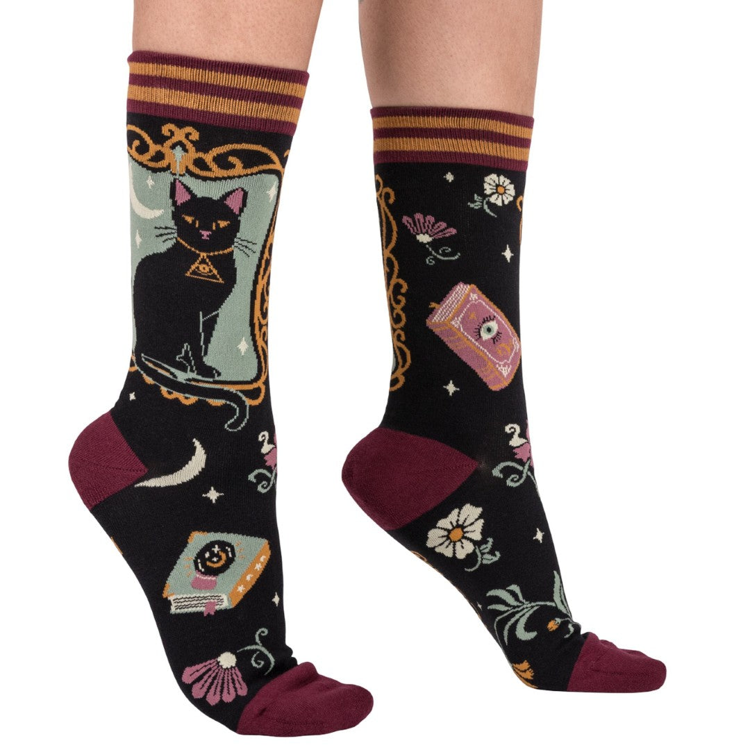 Duchess Shadowfloof's Mew World Order Crew Socks - ResirWrecked Costumes