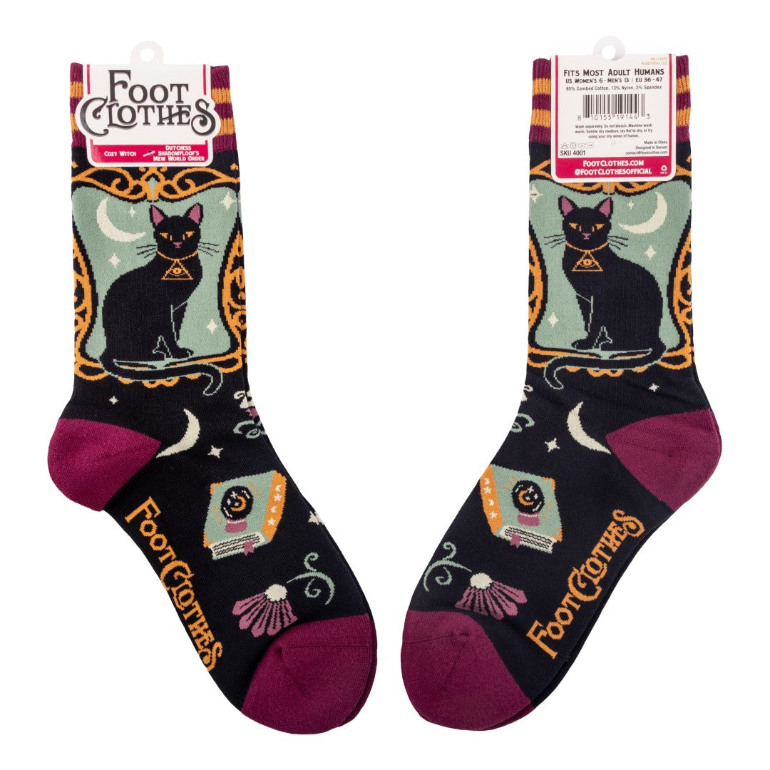 Duchess Shadowfloof's Mew World Order Crew Socks - ResirWrecked Costumes