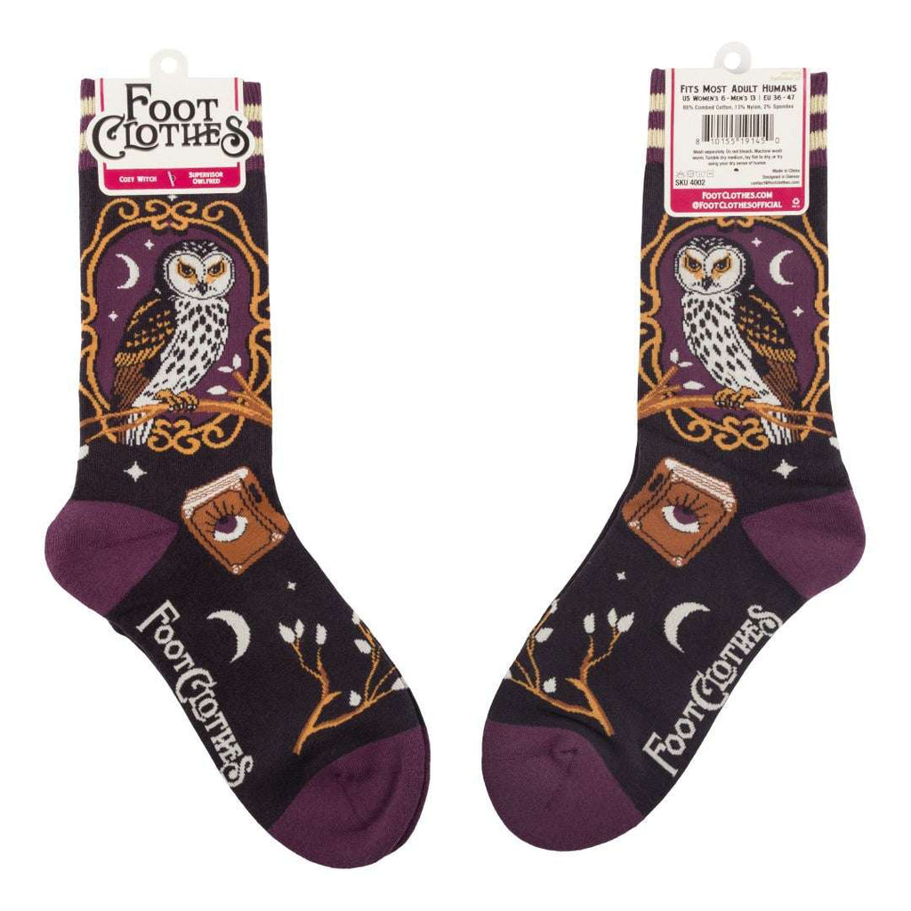 Supervisor Owlfred Crew Socks - ResirWrecked Costumes