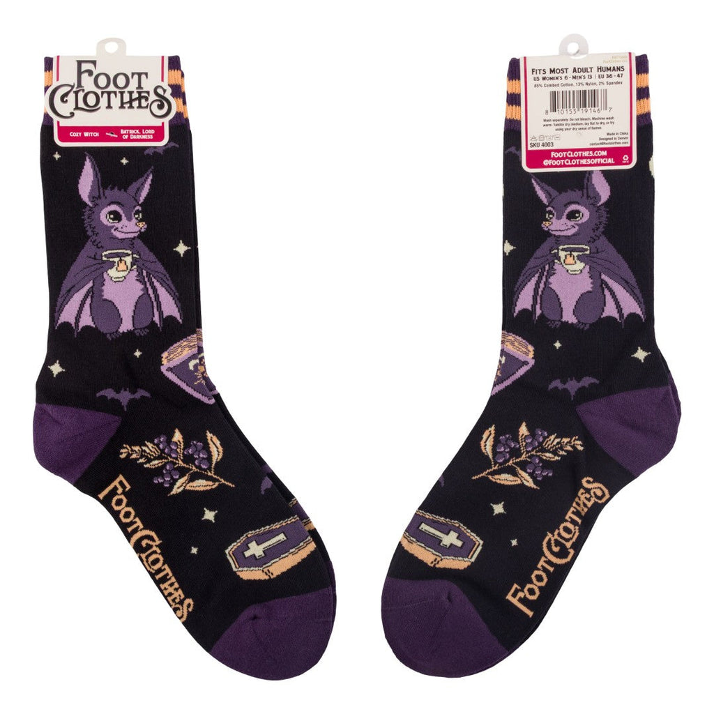 Batrick, Lord of Darkness Crew Socks - ResirWrecked Costumes