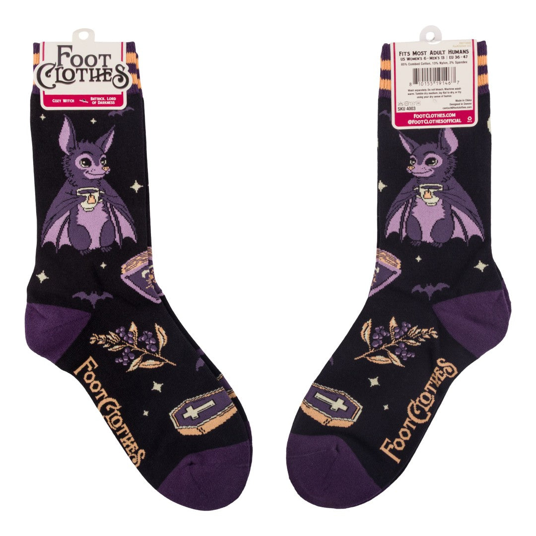 Batrick, Lord of Darkness Crew Socks - ResirWrecked Costumes