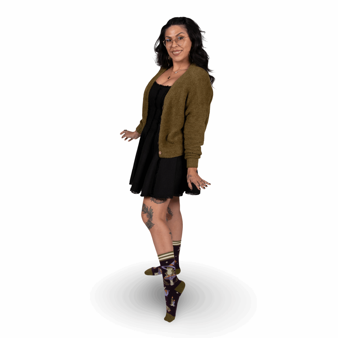Archtoad of Hatville Crew Socks - ResirWrecked Costumes