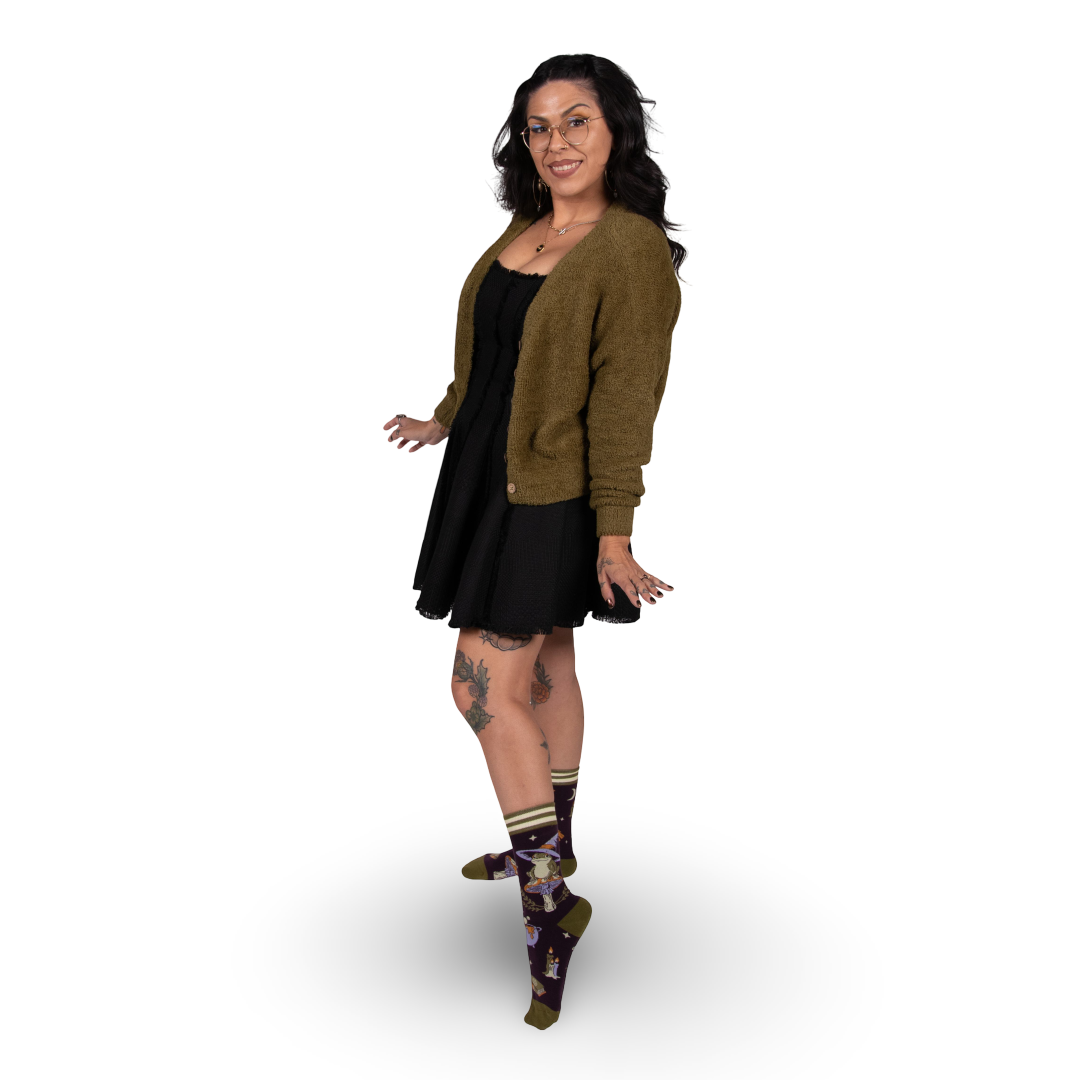 Archtoad of Hatville Crew Socks - ResirWrecked Costumes