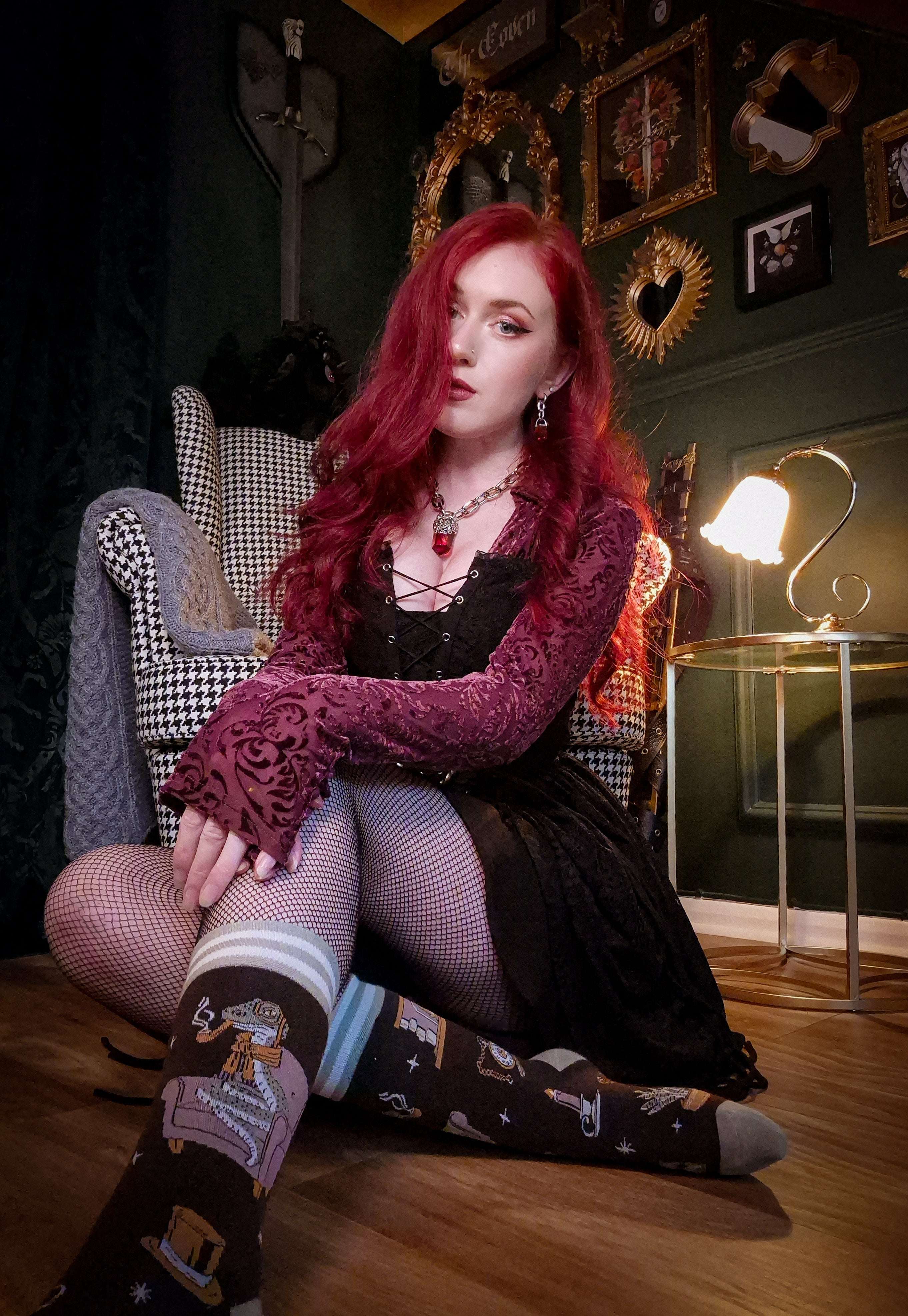 Sir Pent McSlithers Crew Socks - ResirWrecked Costumes