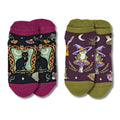 Two-design Cozy Witch ankle sock pack.