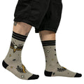 Metamorphosis Death's Head Moth crew socks.