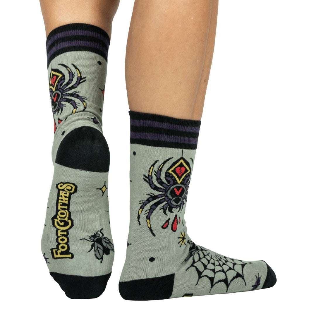 Widow's Web Crew Socks - ResirWrecked Costumes