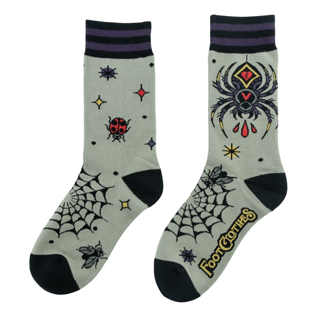 Widow's Web Crew Socks - ResirWrecked Costumes