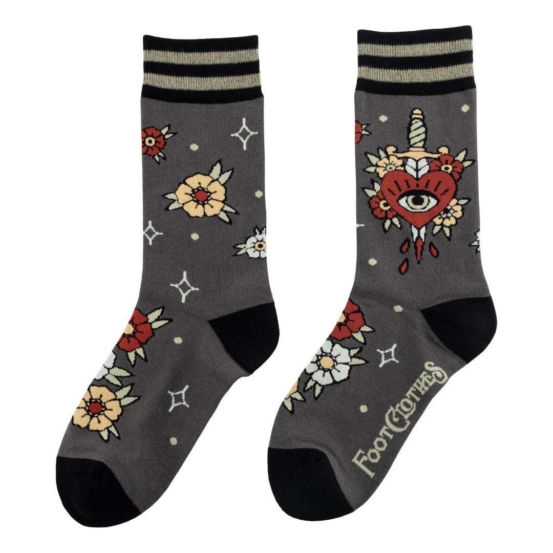 Love Hurts Crew Socks - ResirWrecked Costumes