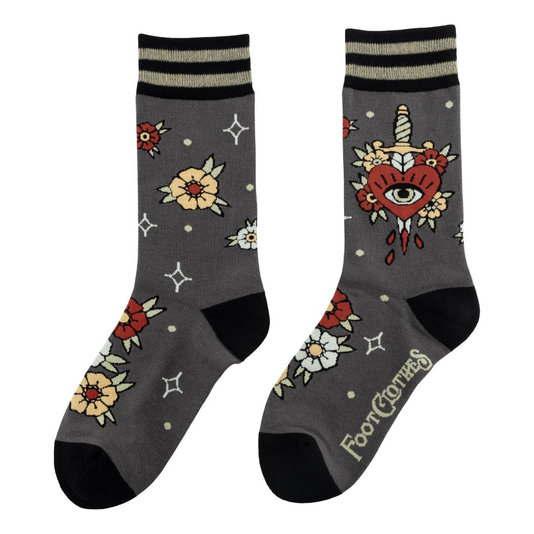 Love Hurts Crew Socks - ResirWrecked Costumes