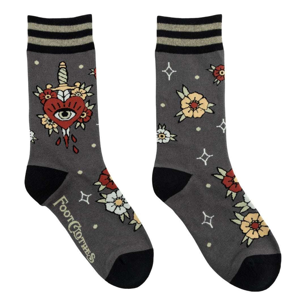 Love Hurts Crew Socks - ResirWrecked Costumes